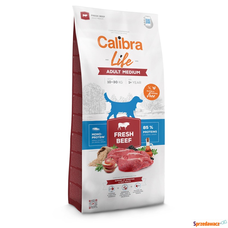 Calibra Life Adult Medium Breed, ze świeżą wo... - Karmy dla psów - Tarnów