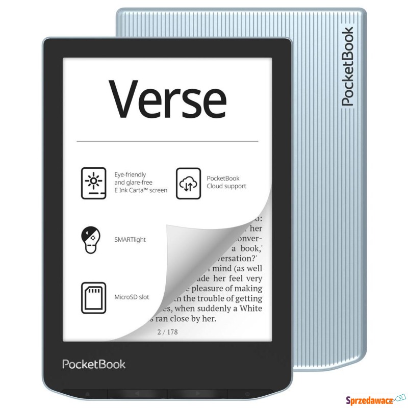 PocketBook Verse (629) błękitny - Czytniki książek (ebook) - Bytom