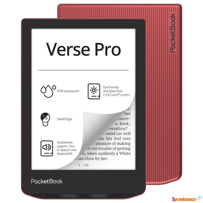 PocketBook Verse Pro (634) czerwony - Czytniki książek (ebook) - Tarnowskie Góry