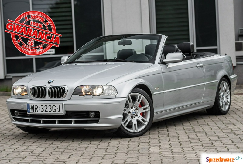 BMW Seria 3  Kabriolet 2000,  2.5 benzyna - Na sprzedaż za 23 700 zł - Zwoleń