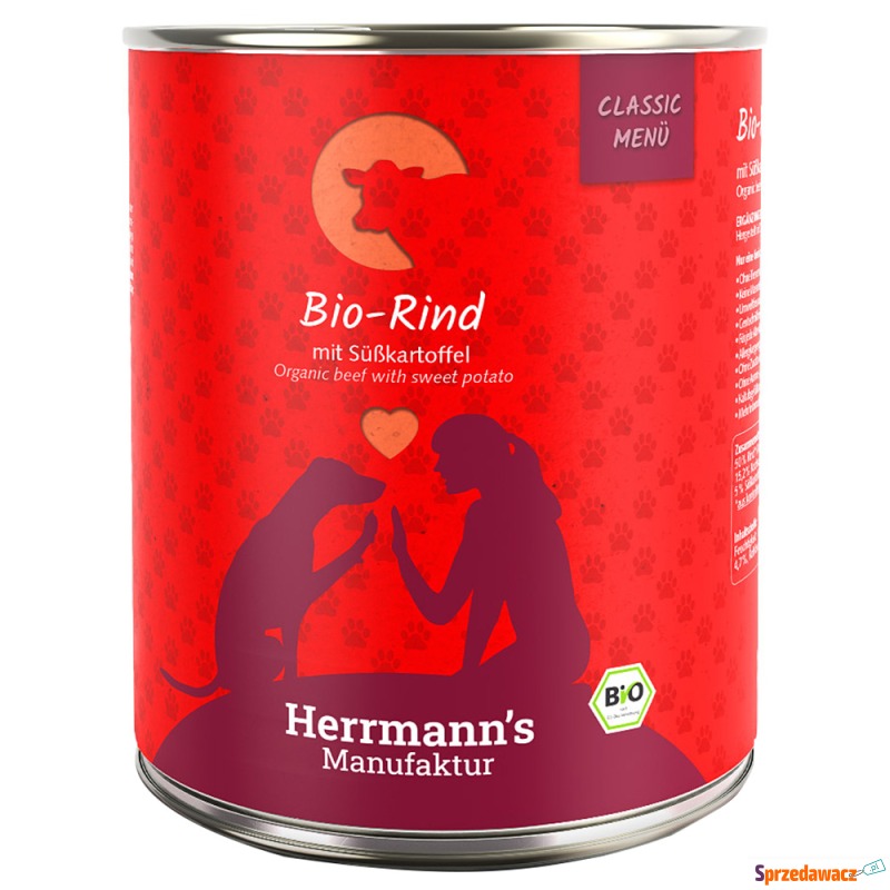 Pakiet Herrmann's Classic Bio Menu, 12 x 800 g... - Karmy dla psów - Płock