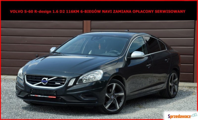 Volvo S60  Sedan/Limuzyna 2012,  1.6 diesel - Na sprzedaż za 34 900 zł - Zamość