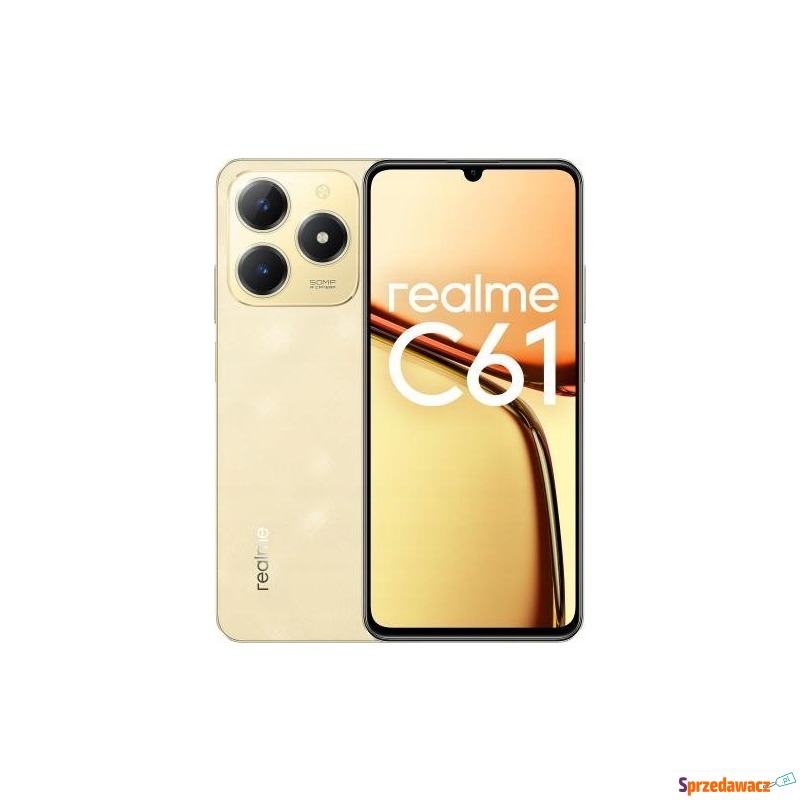 Smartfon Realme C61 6/256GB Złoty (631011003017) - Telefony komórkowe - Opole