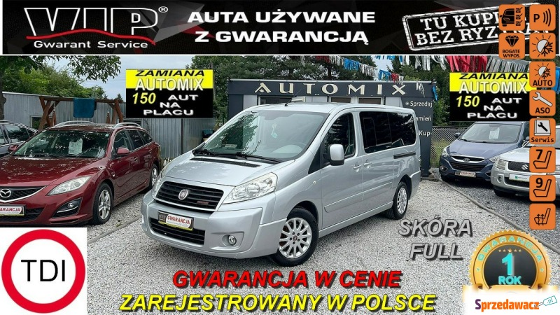 Fiat Scudo - Przebieg!! LONG!! 2,0 HDI136KM,P... - Samochody osobowe - Świdnica