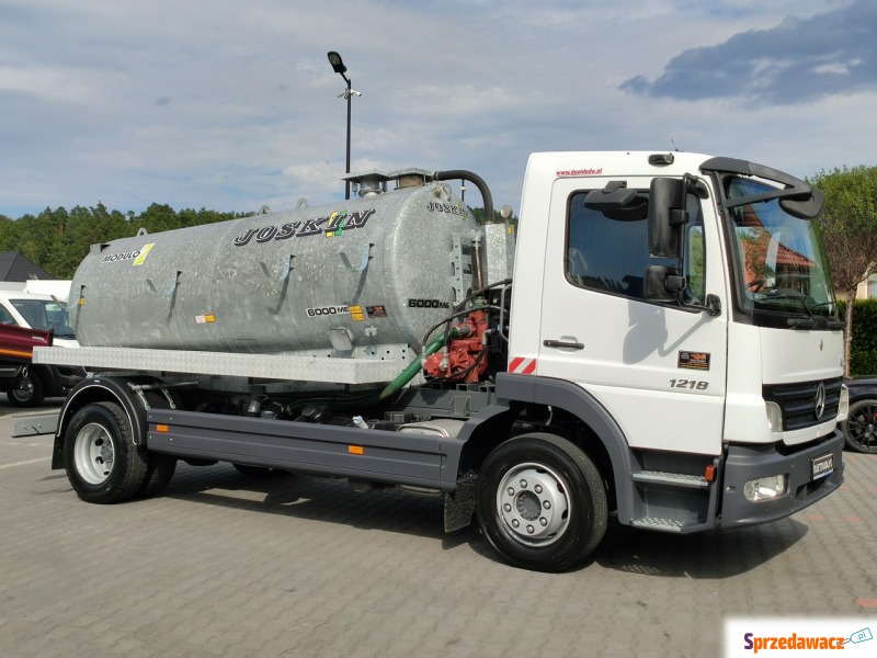 Mercedes Atego 1218 Asenizacyjny Szambiarka Beczka... - Dostawcze i ciężarowe - Widełki