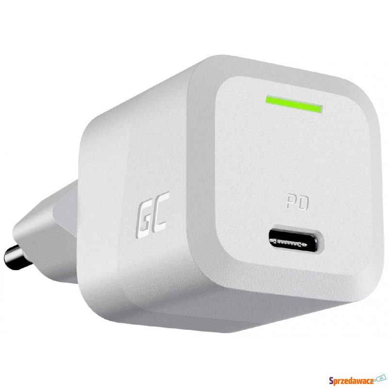 Green Cell 1x USB-C 33W GaN biała - Ładowarki sieciowe - Orpiszew