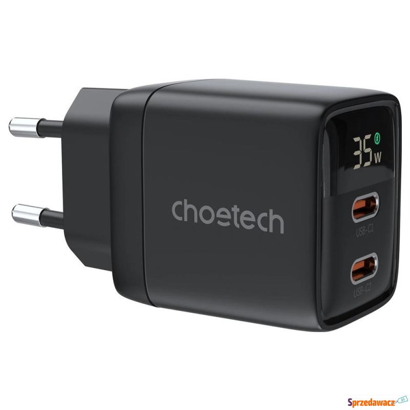 Choetech PD6051 2x USB-C czarna - Ładowarki sieciowe - Leszno