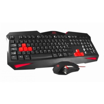 Zestaw klawiatura + mysz TACENS Mars MCP1 TACMARSMCP1 (USB 2.0; (EU); kolor czarny; optyczna)