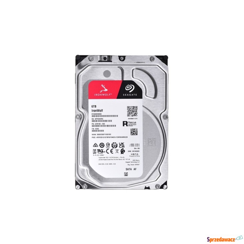 Dysk twardy HDD Seagate IronWolf 6TB 3,5" SATA... - Dyski twarde - Mysłowice