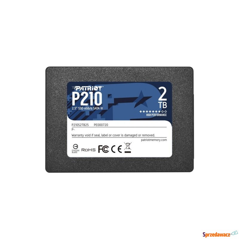 SSD Patriot P210 2TB SATA3 2.5 - Dyski twarde - Bytom