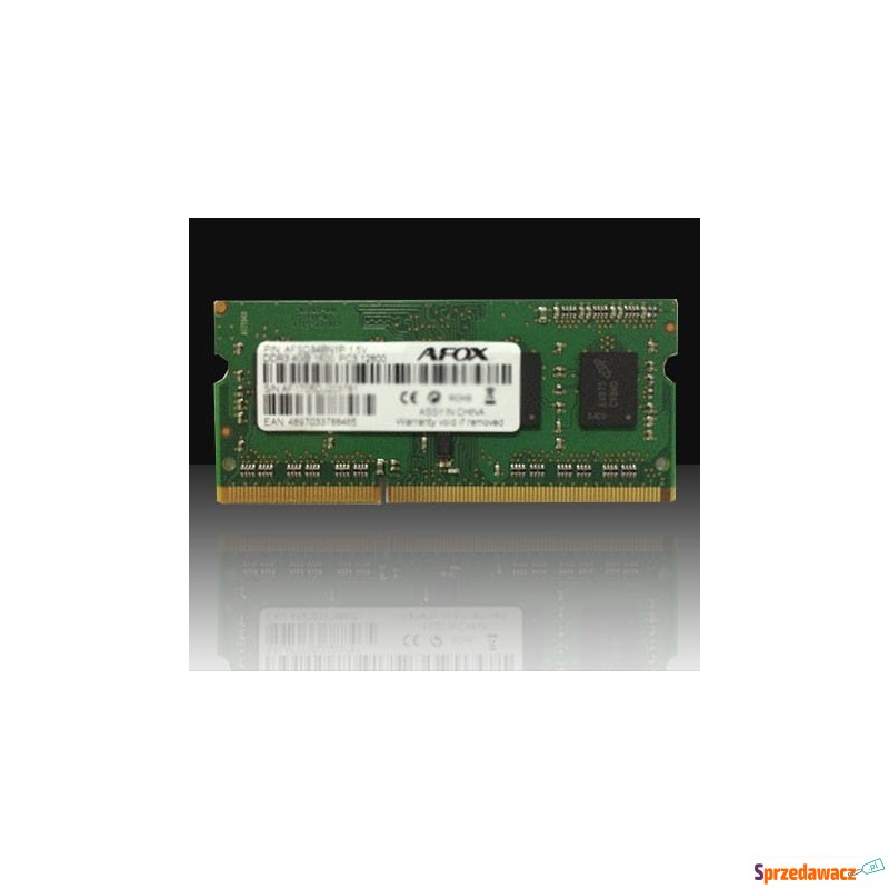 AFOX SO-DIMM DDR3 4GB 1600MHZ AFSD34BN1P - Pamieć RAM - Białystok