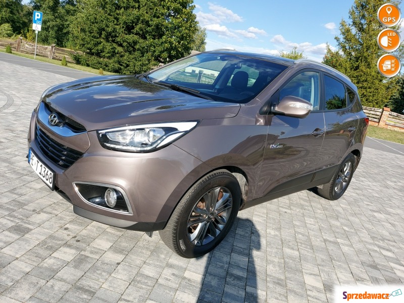 Hyundai ix35 - navi kamera panorama 1.7 crd 133tys... - Samochody osobowe - Drelów