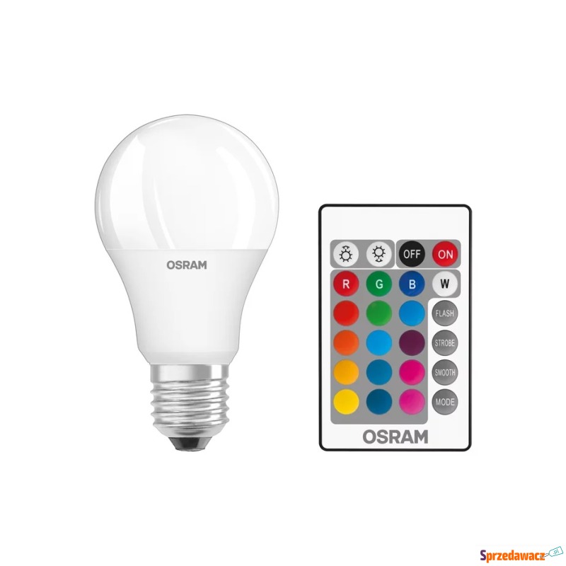 Żarówka LED Osram RGBW 9,7W (60W) E27 A60 806lm... - Żarówki i oprawki - Inowrocław