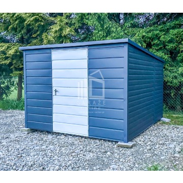 Schowek -  Domek Ogrodowy 3x3m Drzwi - Antracyt... - Altany, domki, namioty - Tarnawa - zdjęcie 4