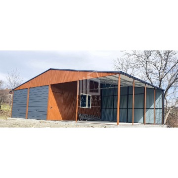 GARAŻ blaszany 6mx6m poziom + wiata 6mx6m -... - Garaże i wiaty - Wieliczka - zdjęcie 11