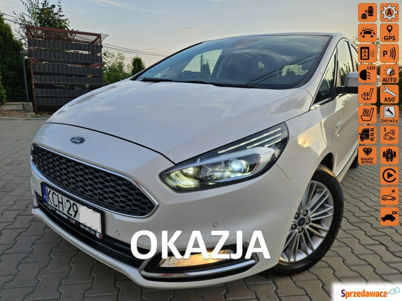 Ford S-Max - VIGNALE,Full Wypas,Panorama,Kamera,... - Samochody osobowe - Zagórze