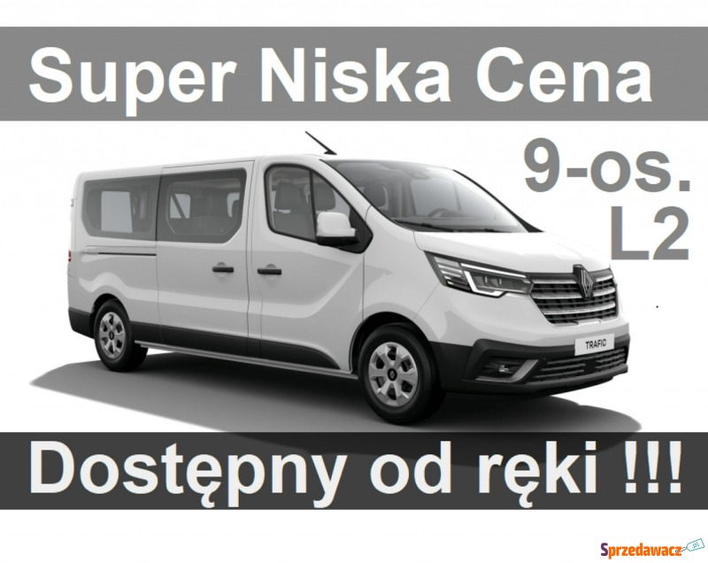 Renault Trafic - L2 150KM 2,0  Full Led Czujniki... - Samochody osobowe - Szczecinek