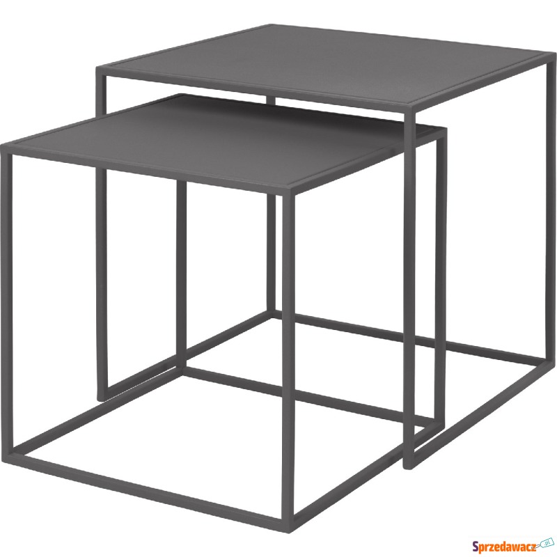 Stoliki w zestawie Fera steel gray 2 szt. - Stoły, stoliki, ławy - Konin