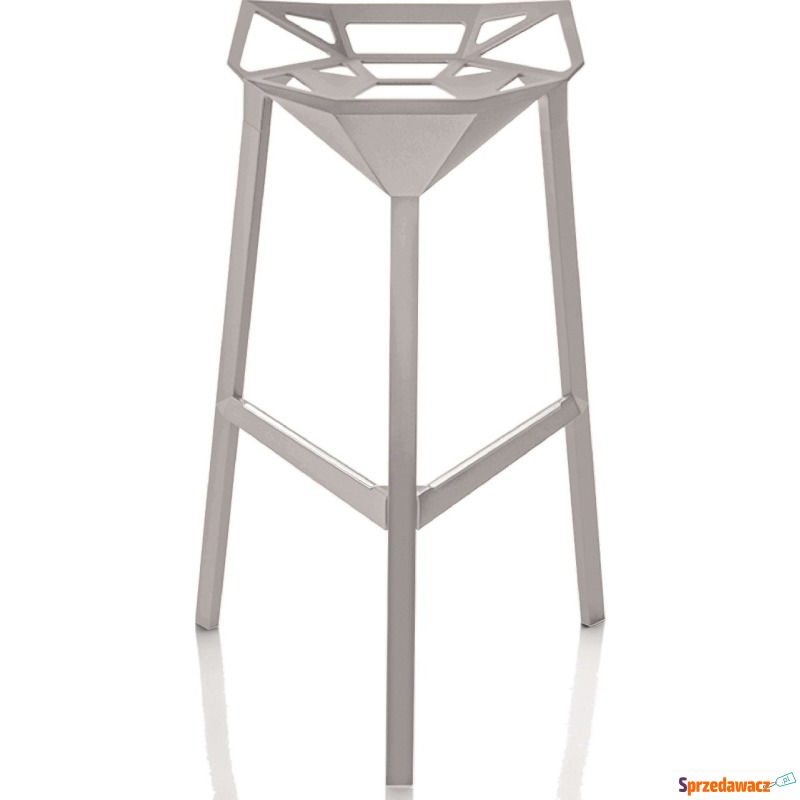 Stołek barowy Stool_One 84 cm szary - Taborety, stołki, hokery - Poznań