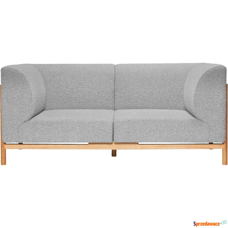 Sofa dwuosobowa Moment 182 cm szara - Sofy, fotele, komplety... - Oława