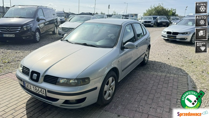 Seat Leon - 1.6 105KM klima radio dwa komplety... - Samochody osobowe - Gdańsk