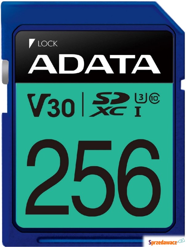 ADATA Premier Pro SDXC 256GB 100R/80W UHS-I U3... - Karty pamięci, czytniki,... - Włocławek