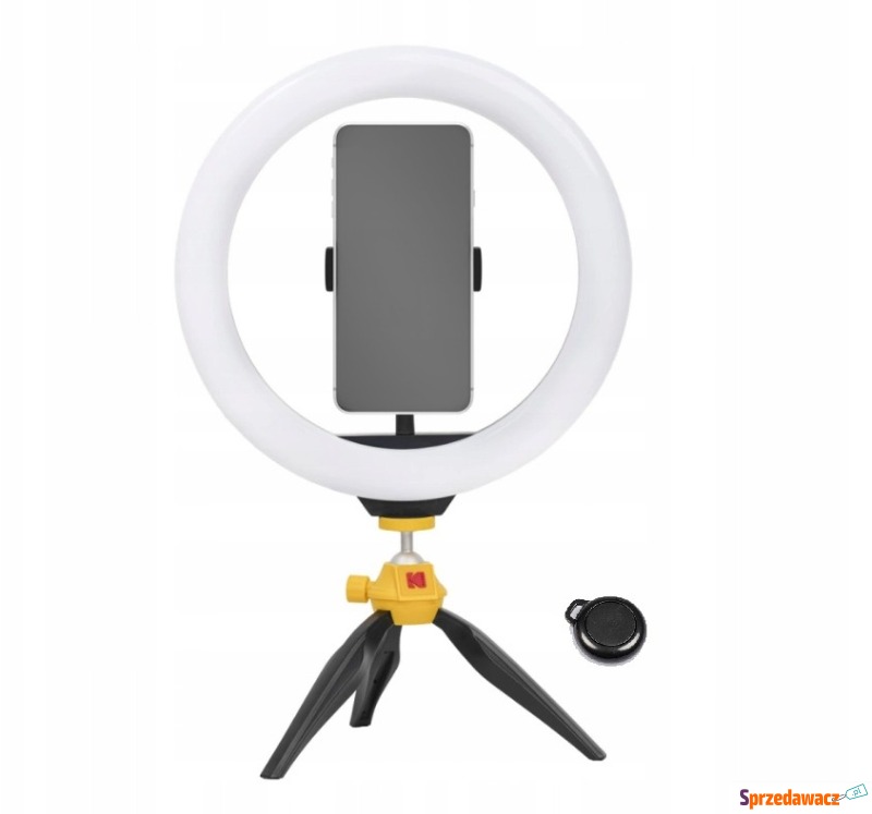 Kodak LED Ring Light Selphie 10'' SL001 + Statyw... - Lampy błyskowe, statywy - Mikołów