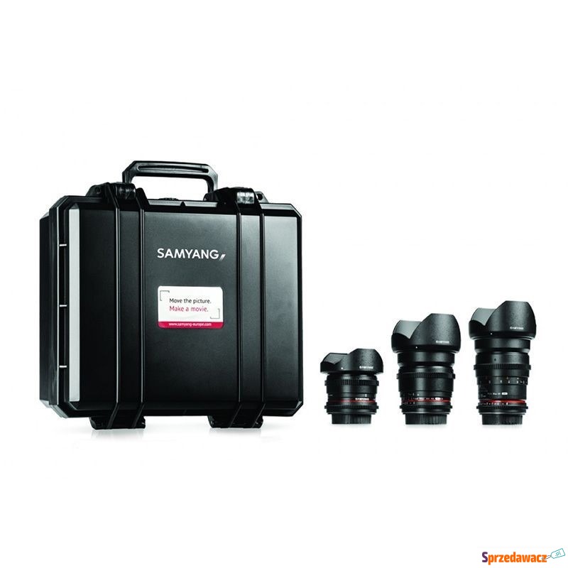 Stałoogniskowy Samyang VDSLR Kit 3 (8mm, 16mm,... - Obiektywy, tuleje, p... - Nowy Sącz