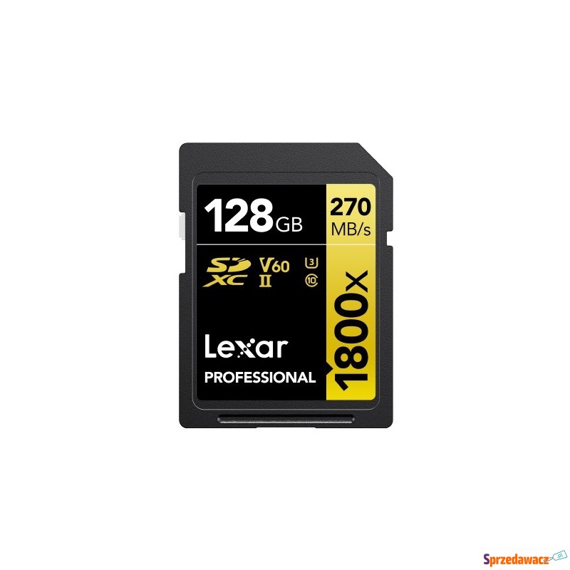 Lexar SDXC 128GB Professional 1800x UHS-II U3... - Karty pamięci, czytniki,... - Mysłowice