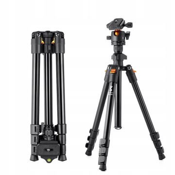 Tripod K&F Concept Statyw do Aparatu Magnez Głowica 3D 8kg / KF09.101