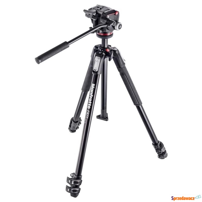 Tripod Manfrotto MT190X3 z głowicą MHXPRO-2W - Lampy błyskowe, statywy - Katowice