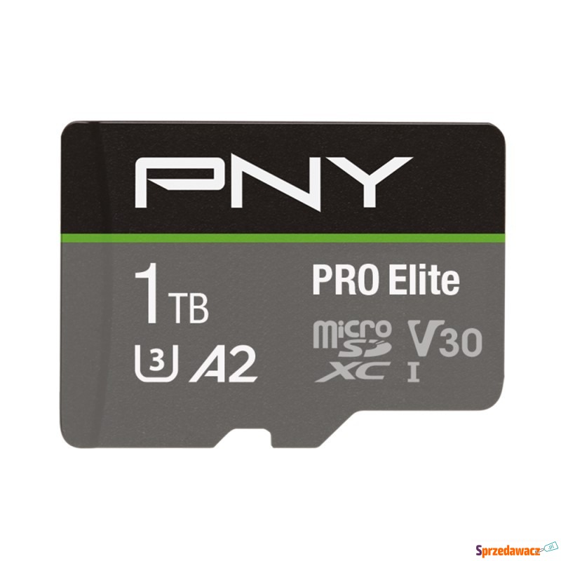 PNY PRO Elite microSDXC 1TB + Adapter SD - Karty pamięci, czytniki,... - Gdańsk