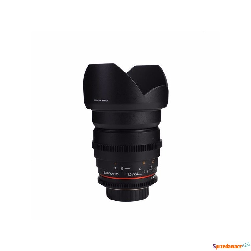 Stałoogniskowy Samyang 24mm T1.5 MFT VDSLR - Obiektywy, tuleje, p... - Leszno