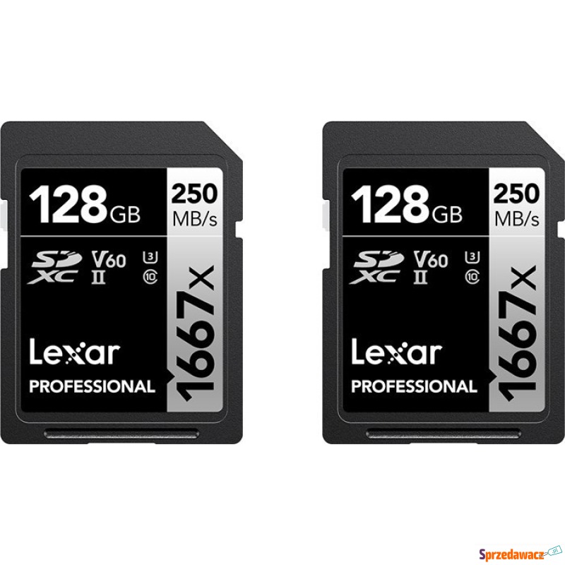 Lexar SDXC 128GB Professional 1667x UHS-II U3... - Karty pamięci, czytniki,... - Dzierżoniów