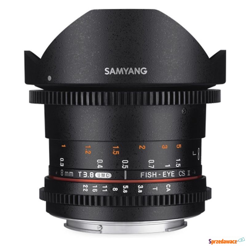 Stałoogniskowy Samyang 8mm T3.8 Canon VDSLR F... - Obiektywy, tuleje, p... - Włocławek