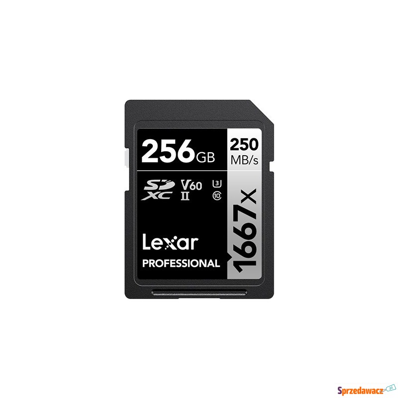 Lexar SDXC 256GB Professional 1667x UHS-II U3 - Karty pamięci, czytniki,... - Wałbrzych