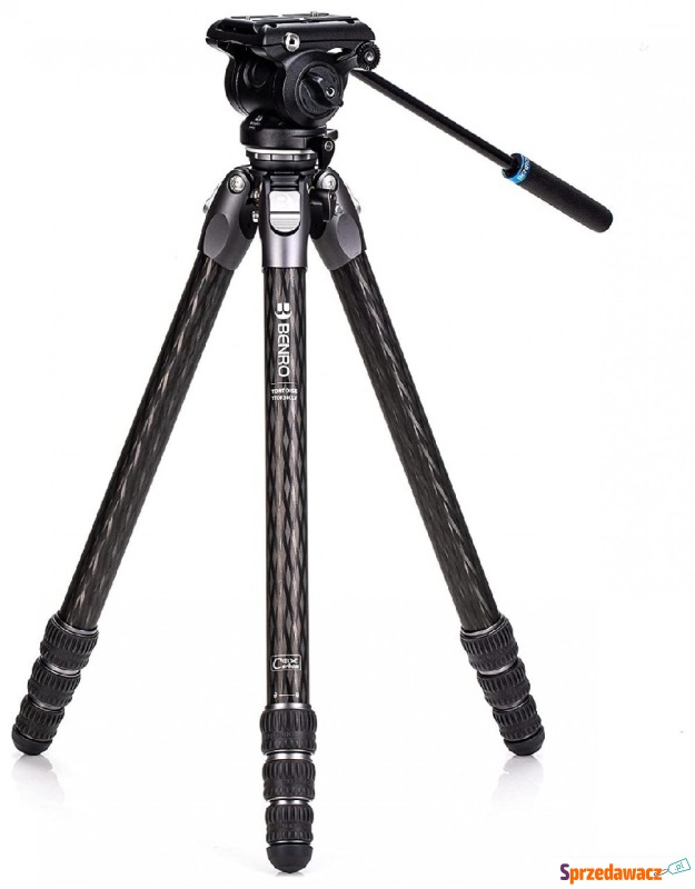 Tripod Benro statyw Tortoise 34CLV+S4PRO - Lampy błyskowe, statywy - Jelenia Góra