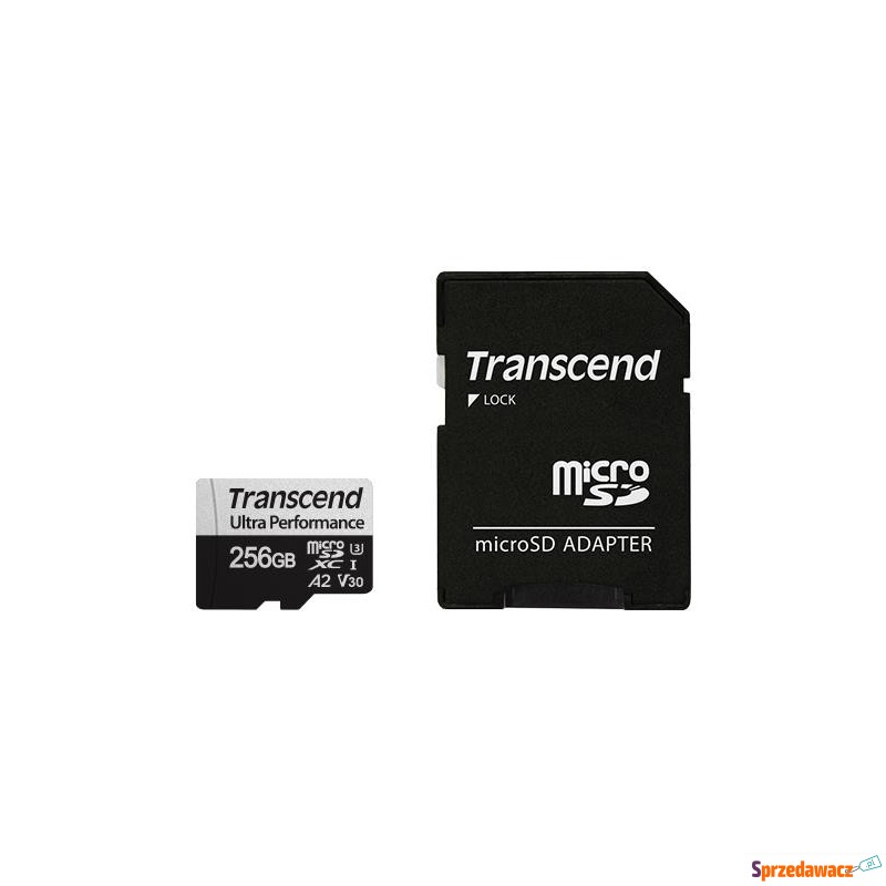 Transcend microSDXC 256GB W/A/UHS-I TS256GUSD340S - Karty pamięci, czytniki,... - Zielona Góra