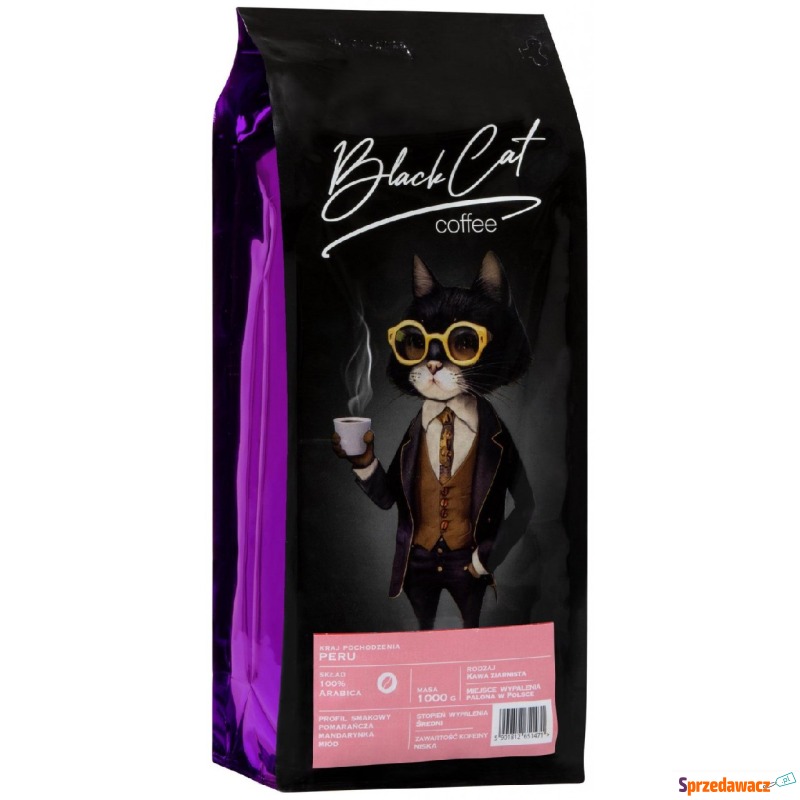 Kawa ziarnista Black Cat Peru Specjalty 1 kg - Kawa - Elbląg