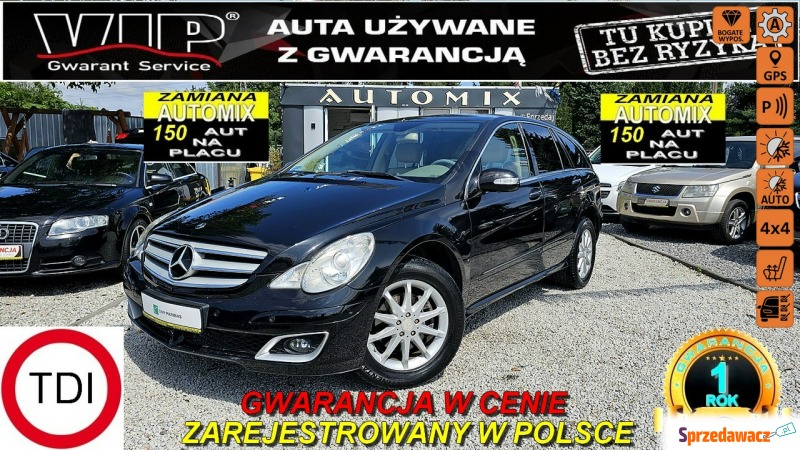 Mercedes R 320 - Full opcja,3,0CDi 225KM,B.Niski... - Samochody osobowe - Świdnica