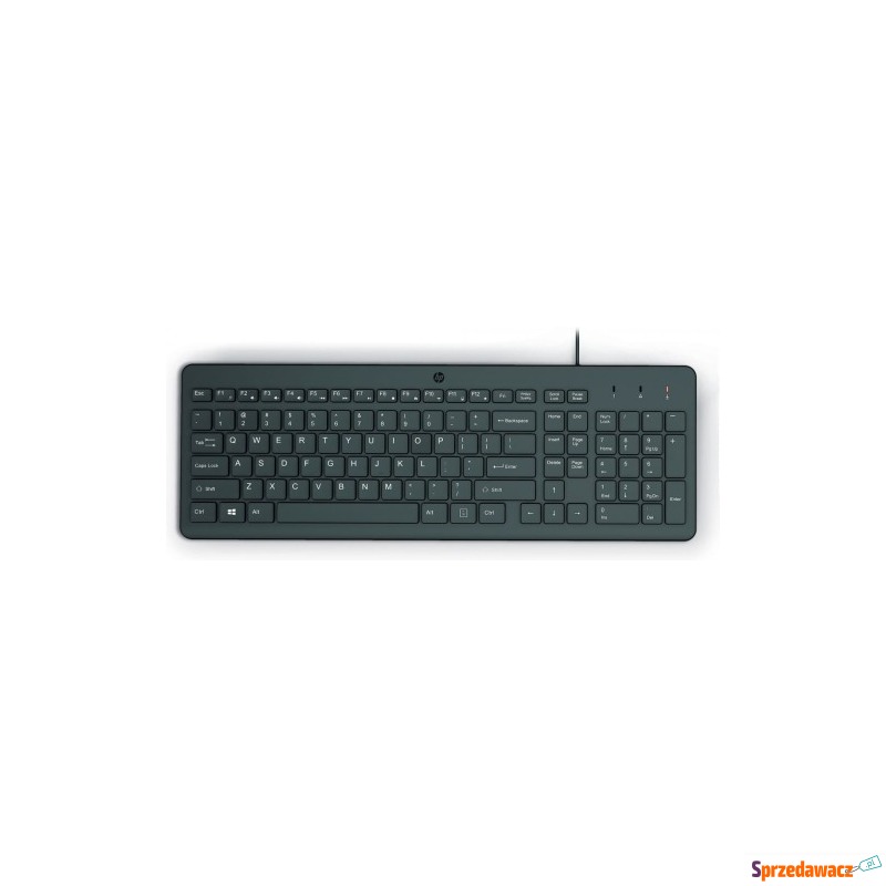 Klawiatura HP 150 Wired Keyboard przewodowa czarna... - Klawiatury - Oława