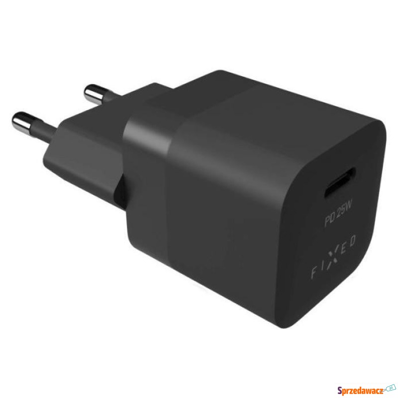 Fixed Mini USB-C Travel Charger 25W, czarny - Ładowarki sieciowe - Chorzów