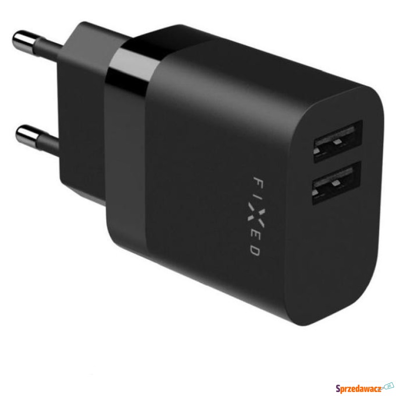 Fixed USB 17W + kabel USB/microUSB, czarny - Ładowarki sieciowe - Olsztyn