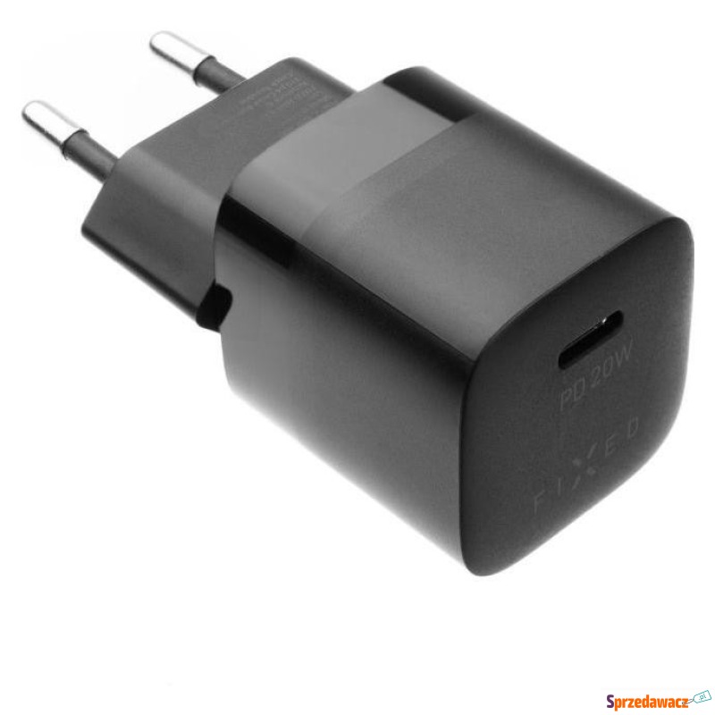 Fixed Mini USB-C 20W + kabel USB-C/USB-C, czarny - Ładowarki sieciowe - Skierniewice