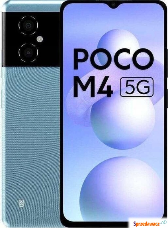 Smartfon POCO M4 5G 4/64GB Niebieski (69341777793050) - Telefony komórkowe - Drawsko