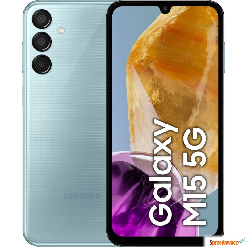 Smartfon Samsung Galaxy M15 5G 4/128GB Niebieski... - Telefony komórkowe - Legnica