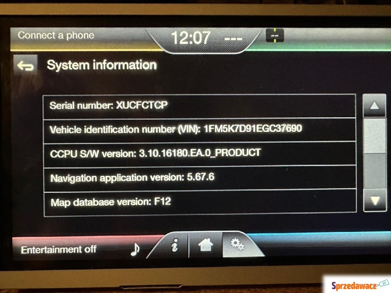 Ford Sync 2 F12 2024 Europa karta SD - Akcesoria GPS - Sandomierz