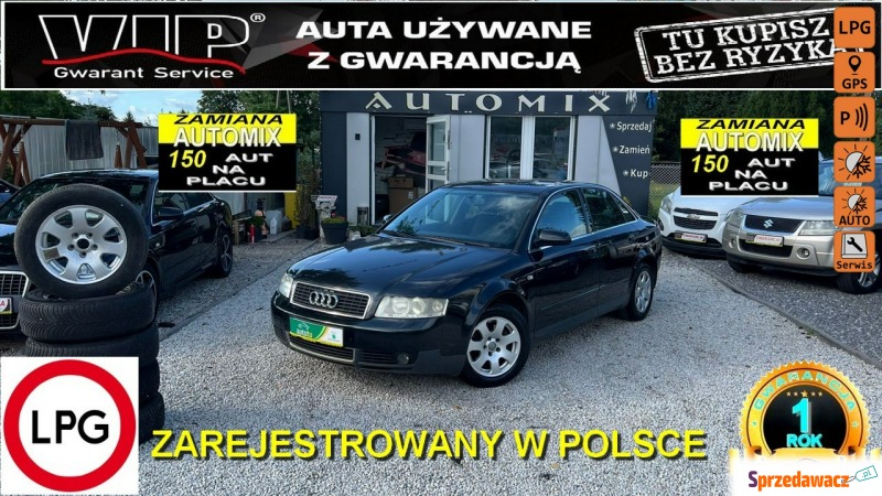 Audi A4  Sedan/Limuzyna 2002,  1.8 benzyna+LPG - Na sprzedaż za 12 900 zł - Świdnica