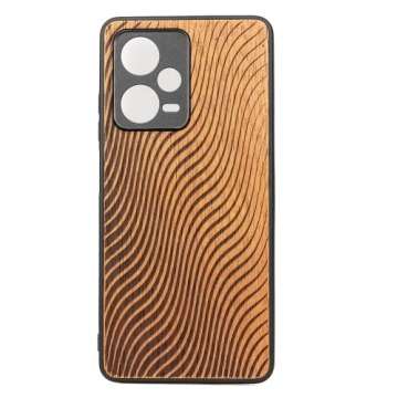 Drewniane etui Bewood do Redmi Note 12 Pro 5G, Fale Merbau