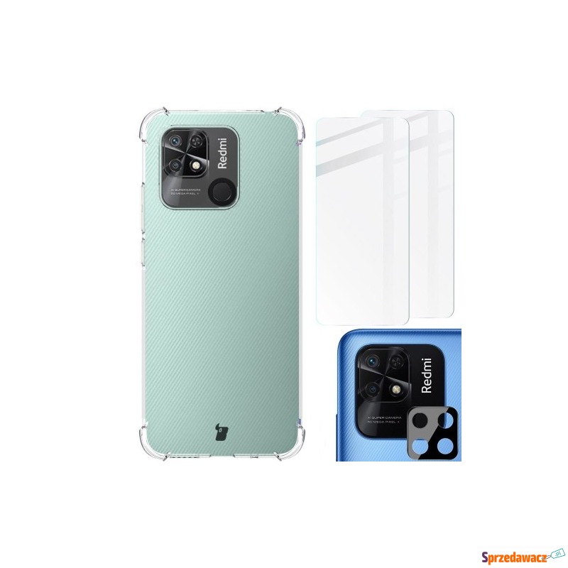 Etui + 2x szkło + obiektyw Bizon Case Clear Pack... - Etui na telefon - Katowice